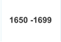1650 -1699